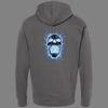 Zip-Up Electric Skull Hoodie