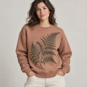 Botanical Fern Crewneck Sweatshirt