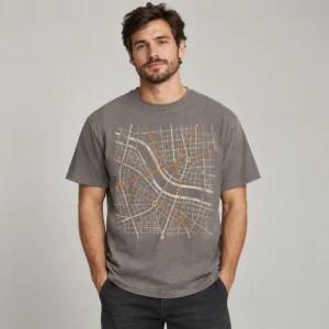 City Grid Graphic Tee