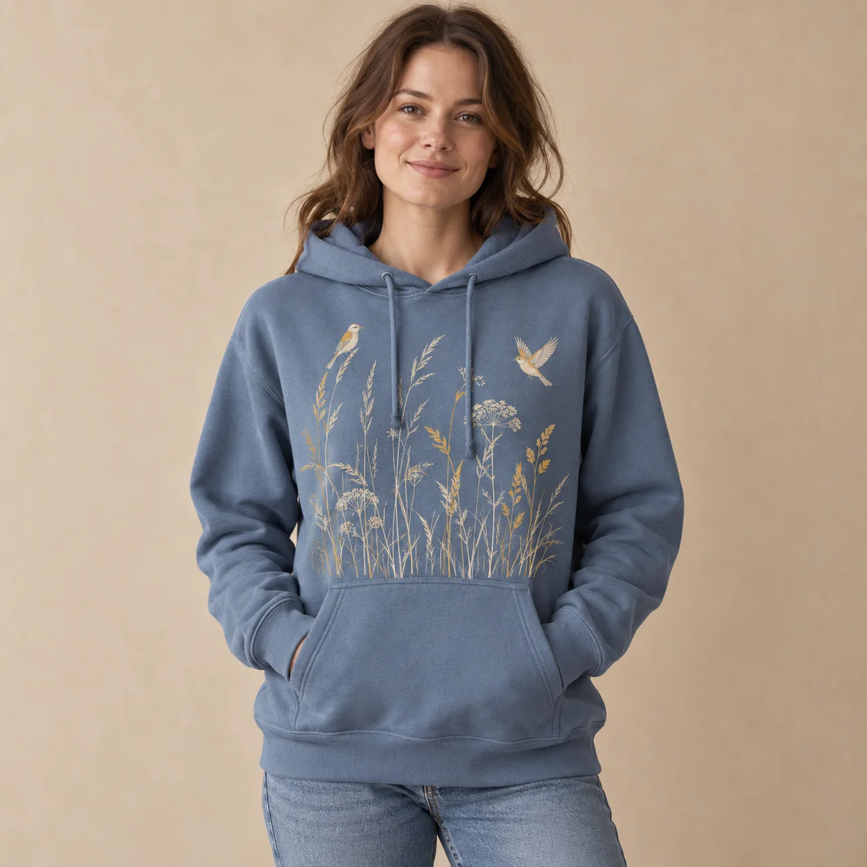 Meadow Sketch Pullover Hoodie