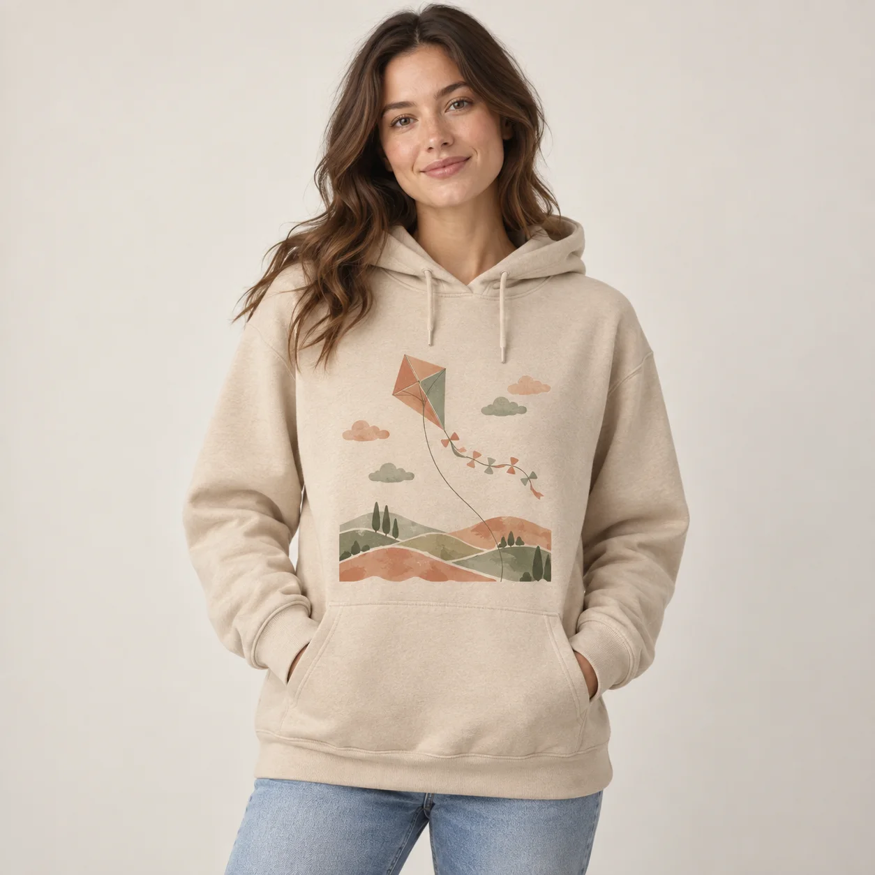 Paper Kite Pullover Hoodie