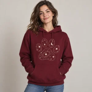 Pawprint Orbit Pullover Hoodie
