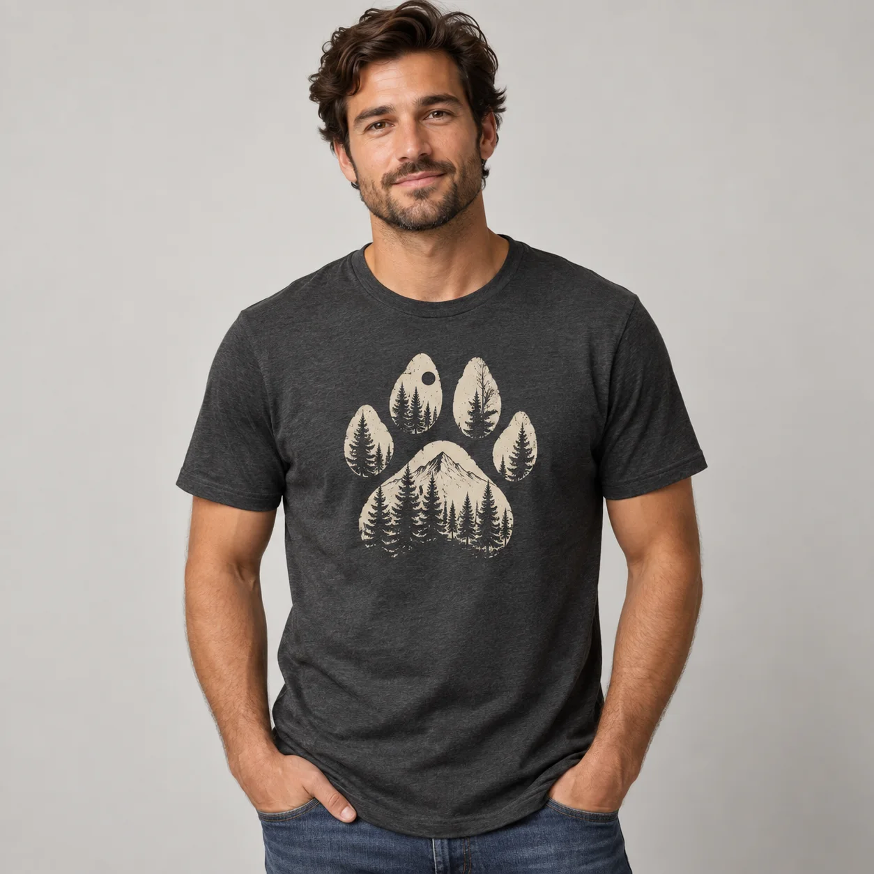 Paws and Pines Graphic Tee