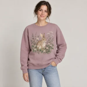 Rabbit Garden Crewneck Sweatshirt