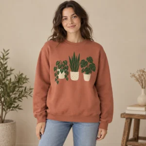 Sunroom Plants Crewneck Sweatshirt