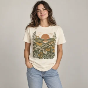 Sunset Garden Graphic Tee