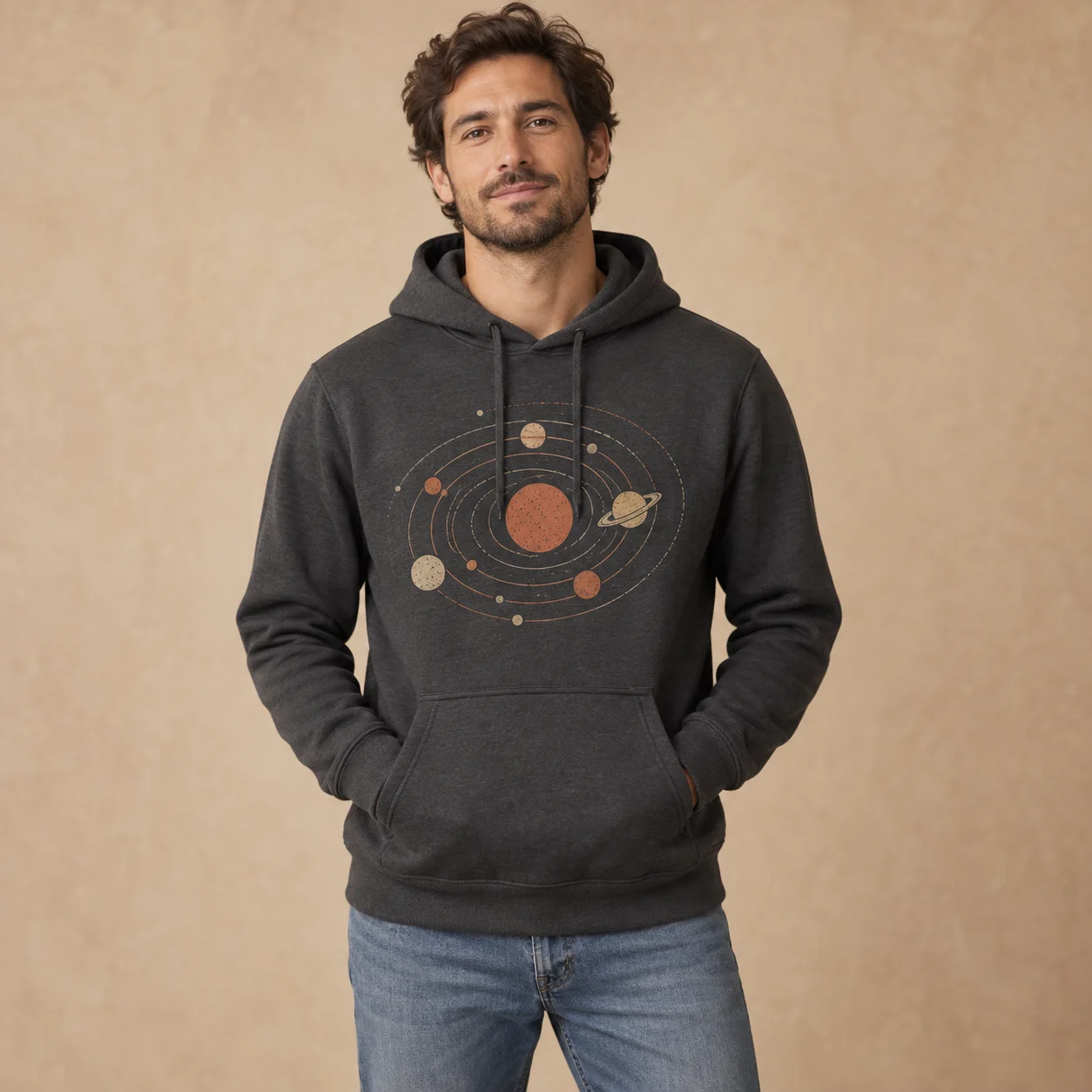 Vintage Orbit Pullover Hoodie